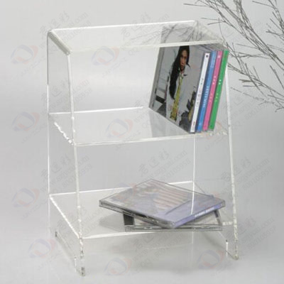 有机玻璃CD收藏架小型书架